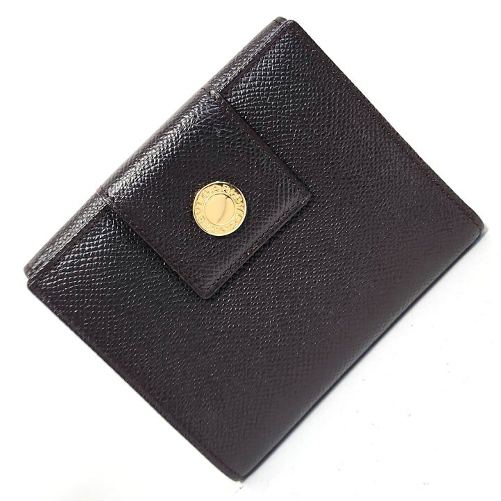 楽天市場】ブルガリ BVLGARI Wホック財布 二つ折り コンパクト 
