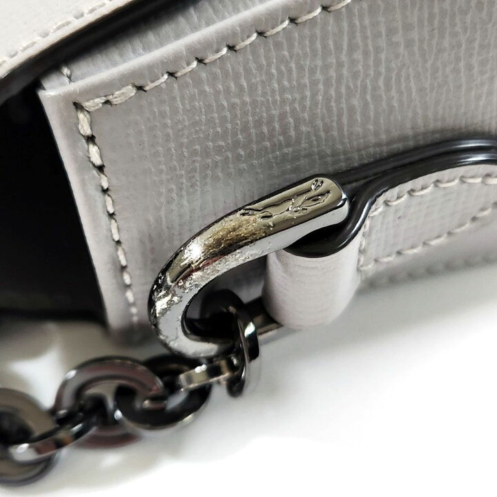 楽天市場】ロンシャン LONGCHAMP ショルダーバッグ グレー レザー ミニ 