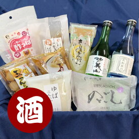 【群馬の贈答・お歳暮に】【送料無料】★特別純米酒★群馬の地酒と蒟蒻セット[SS-40]【楽ギフ_のし】