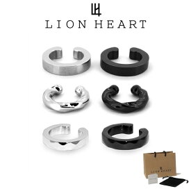 ライオンハート イヤーカフ イヤリング メンズ 【WEB限定】デュオ イヤーカフ エンビ サージカルステンレス LH-03EC0015 LION HEART つけっぱなし アレルギーフリー メンズイヤーカフ 片耳用 1点売り クリスマス 誕生日 プレゼント ギフト 彼氏 ブランド 人気 ランキング
