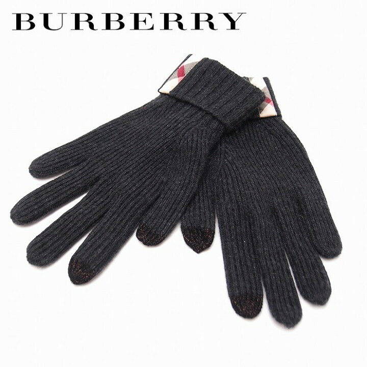 楽天市場】バーバリー グローブ メンズ BURBERRY 手袋 ニット カシミヤ 