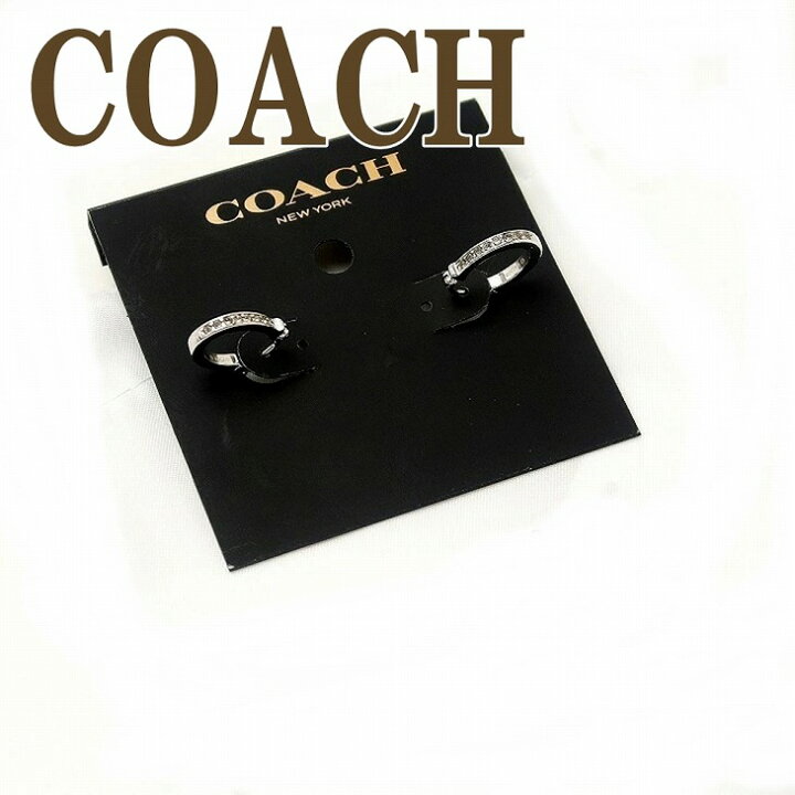 楽天市場】コーチ COACH ピアス ラインストーン 馬蹄 54497-SVBK 