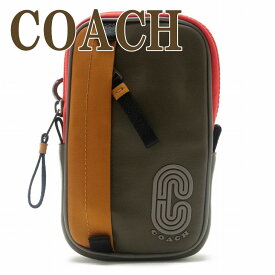 コーチ COACH ポーチ メンズ 小物入れ カラビナ ベルトループ Cロゴ ラウンドファスナー 5803QBRLZ 【ネコポス】 ブランド 人気