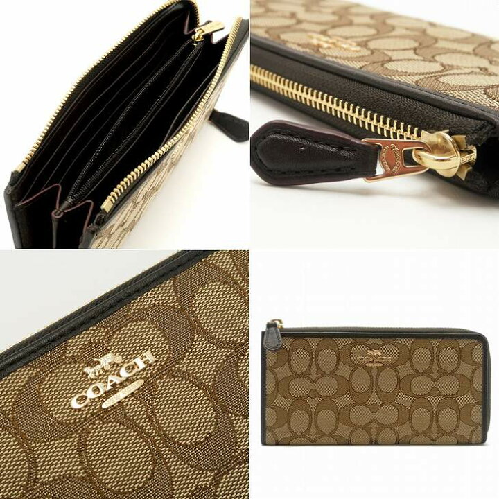 楽天市場】コーチ COACH 財布 レディース 長財布 ラウンドファスナー L 