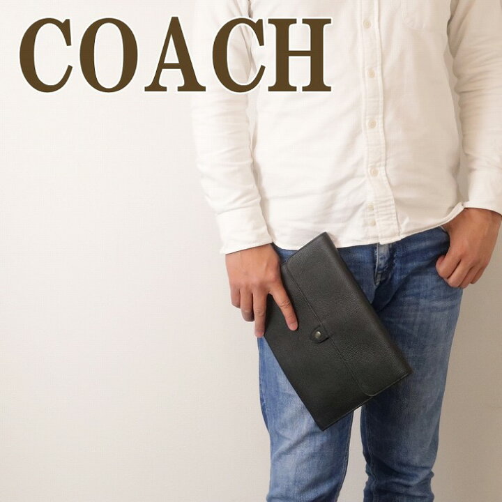 楽天市場】コーチ COACH バッグ メンズ セカンドバッグ クラッチバッグ  
