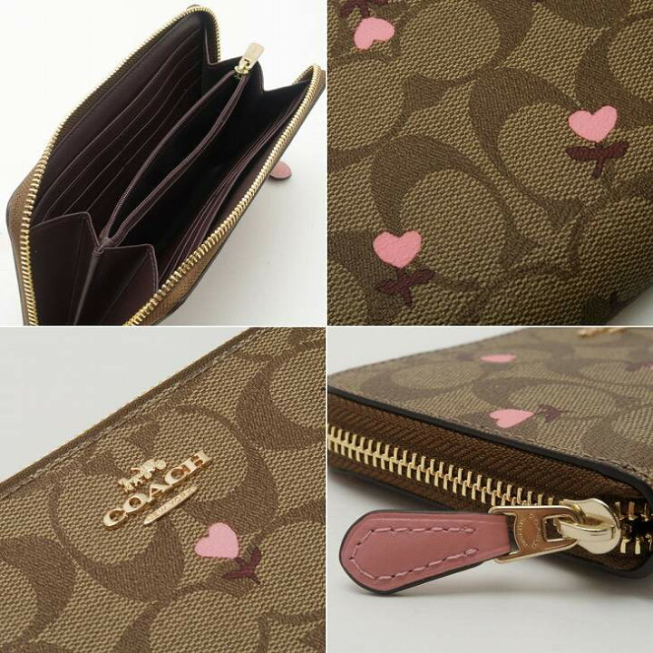 楽天市場】コーチ COACH 財布 長財布 レディース お花 花 フローラル  