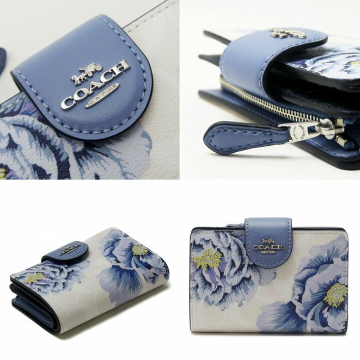楽天市場 コーチ Coach 財布 レディース 二つ折り財布 花 C3453svron ブランド 人気 贅沢屋