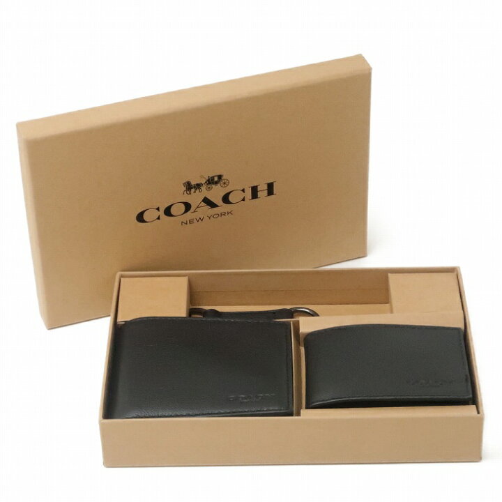 楽天市場】コーチ COACH 財布 メンズ 二つ折り財布 カードケース 