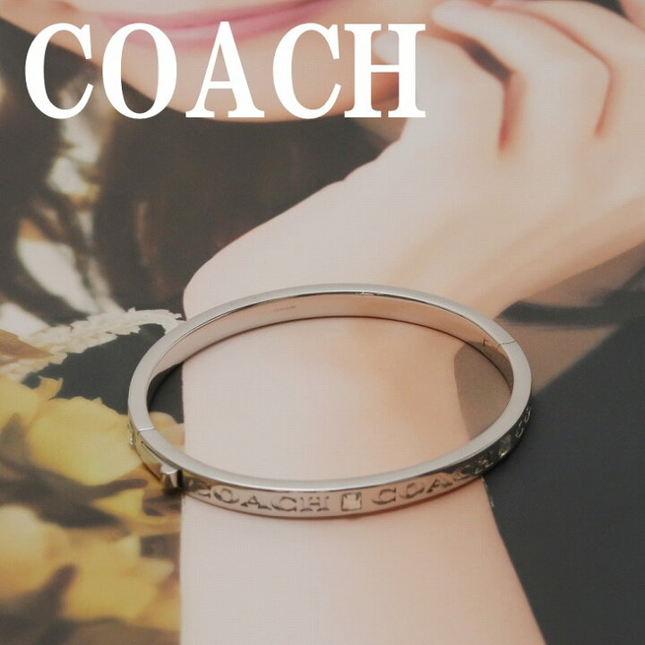楽天市場】コーチ COACH ブレスレット バングル ロゴ ラインストーン 