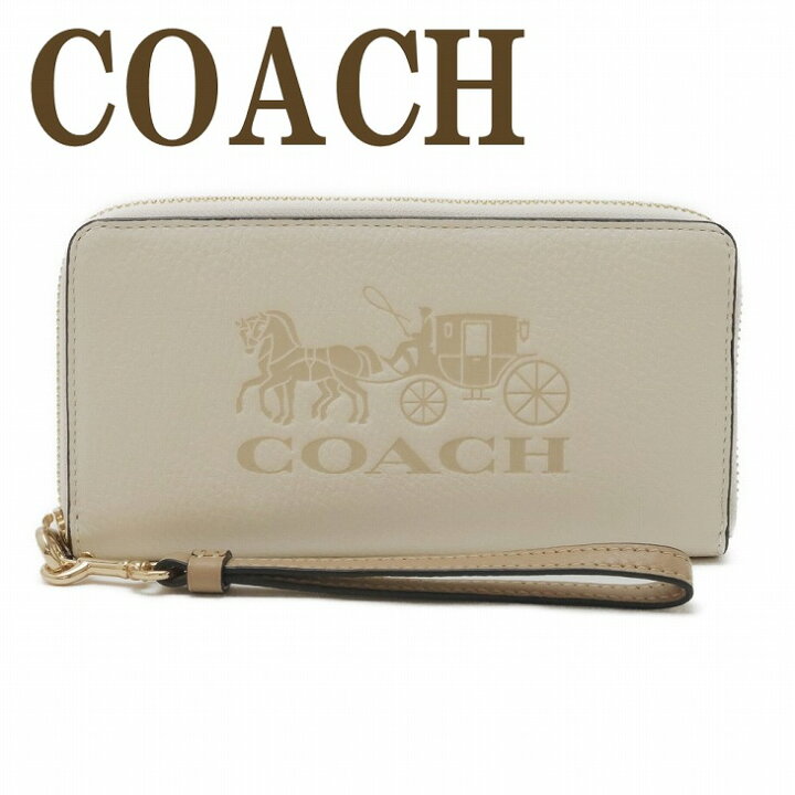 楽天市場】コーチ COACH 財布 レディース 長財布 ストラップ ラウンド 