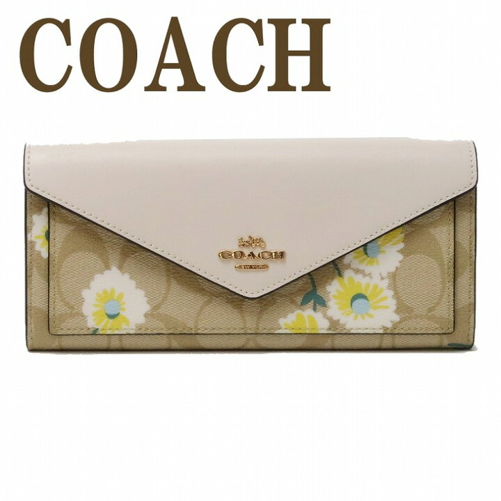 楽天市場】コーチ COACH 財布 レディース 長財布 ロゴ 花 フローラル 