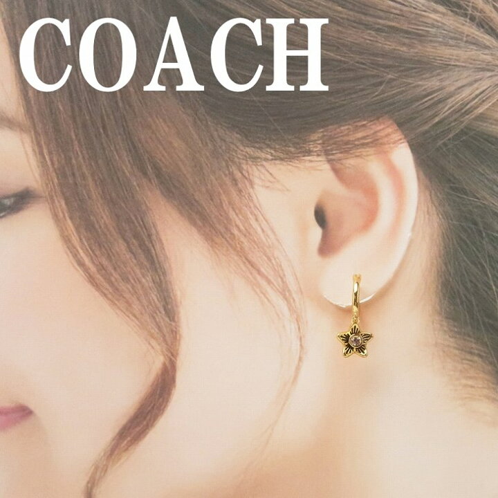 楽天市場】コーチ COACH ピアス ラインストーン ワイルドフラワー 花 