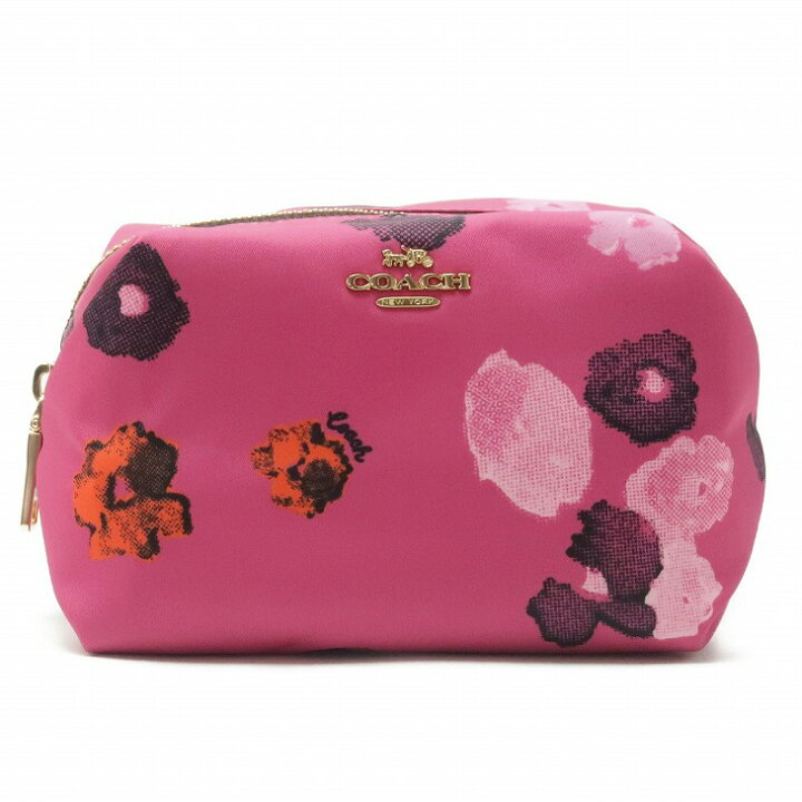 楽天市場 コーチ Coach ポーチ クラッチバッグ 化粧ポーチ コスメポーチ ピンク 花 フローラル C55imquk ブランド 人気 贅沢屋