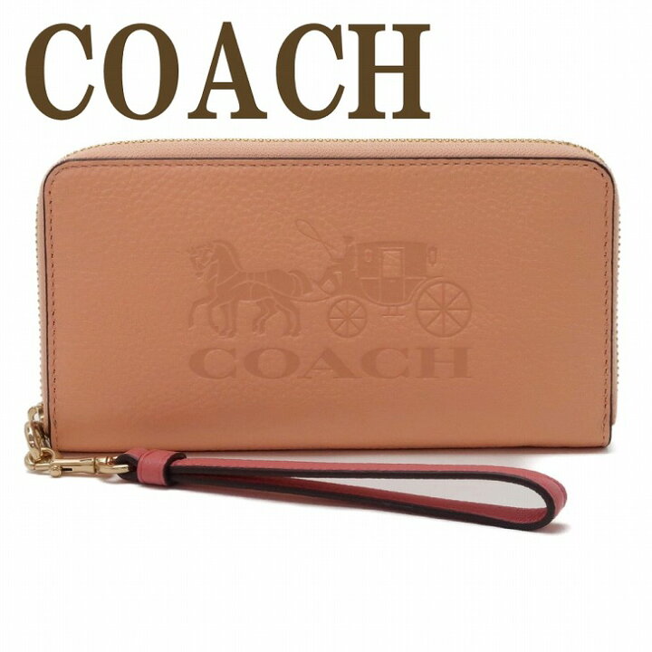 楽天市場】コーチ COACH 財布 レディース 長財布 ストラップ ラウンド 