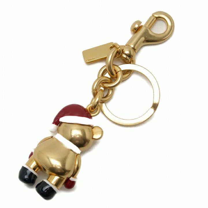 コーチ COACH キーホルダー レディース キーリング ベアー サンタ サンタクロース クリスマス C7099GLD 【ネコポス】 ブランド 人気 贅沢屋 コーチ COACH キーホルダー レディース キーリング ベアー サンタ サンタクロース クリスマス C7099GLD ネコポス