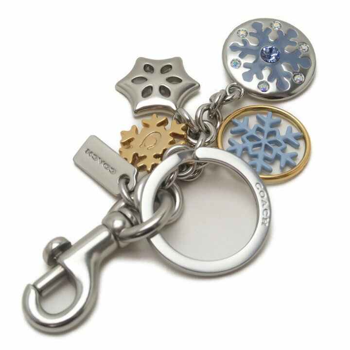 楽天市場】コーチ キーホルダー COACH キーリング スノーフレーク 雪  