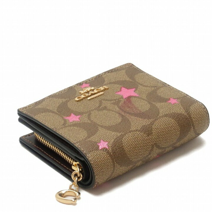 楽天市場】コーチ COACH 財布 レディース 二つ折り財布 ピンク 星  