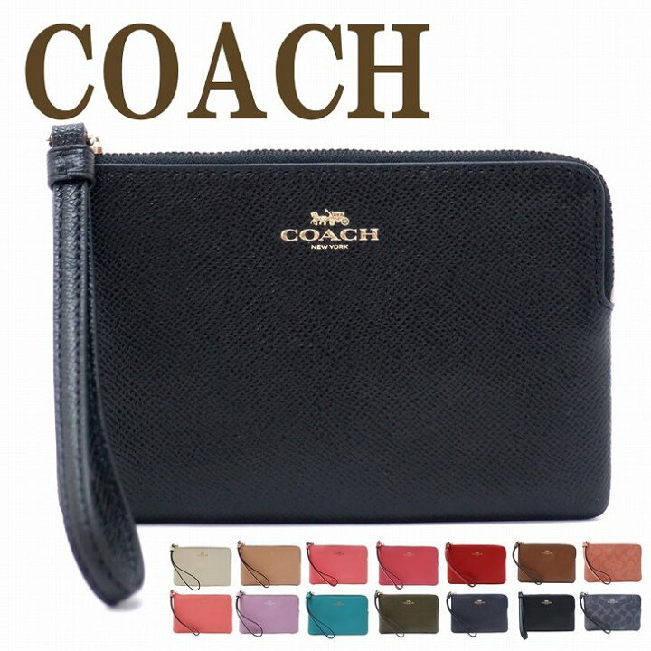 楽天市場】コーチ COACH 財布 レディース ポーチ ハンドポーチ リスト  