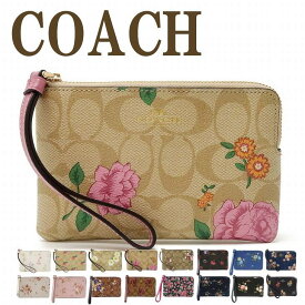 コーチ COACH 財布 レディース ポーチ ハンドポーチ リストレット クラッチ ハンドバッグ カードケース 小物入れ おしゃれ 小さめ 化粧 花 苺 いちご COACH-WRIST-L2【ネコポス】 ブランド 人気