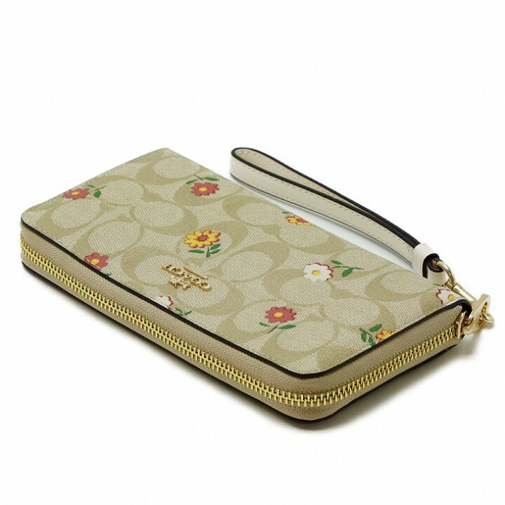 楽天市場】コーチ COACH 財布 レディース 長財布 花 ストラップ 