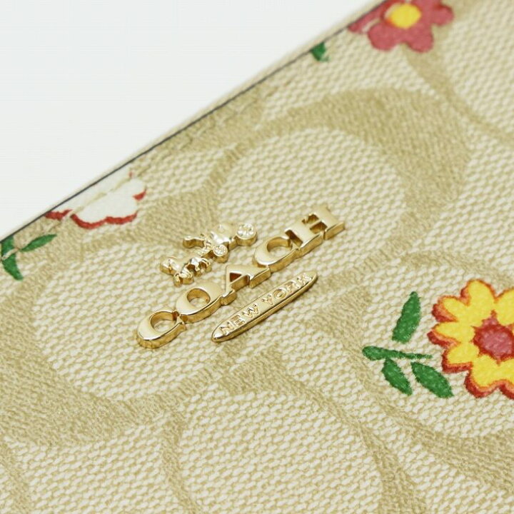 楽天市場】コーチ COACH 財布 レディース 長財布 花 ストラップ 