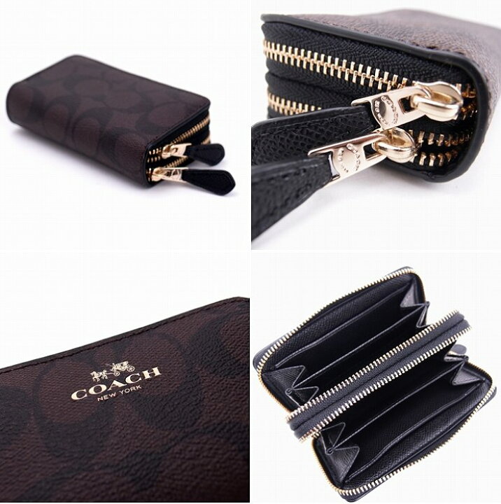 楽天市場 コーチ 財布 メンズ Coach レディース 小銭入れ カードケース スモール ダブル ジップ コインケース imaa8 ネコポス ブランド 人気 贅沢屋