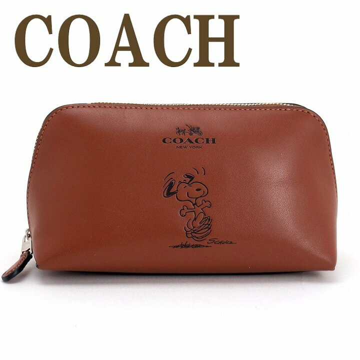 楽天市場】コーチ ポーチ COACH コスメポーチ 化粧ポーチ スヌーピー 