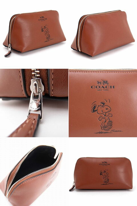 楽天市場】コーチ ポーチ COACH コスメポーチ 化粧ポーチ スヌーピー 