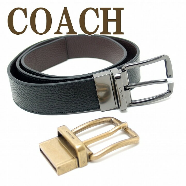 楽天市場】コーチ ベルト メンズ COACH レザー シグネチャー 55434AQ0 