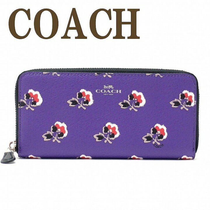 楽天市場】コーチ 財布 COACH レディース 長財布 花柄 ラウンド 