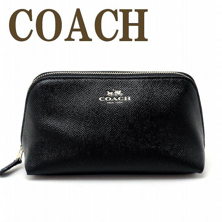楽天市場】コーチ ポーチ COACH コスメポーチ 化粧ポーチ ブラック黒 