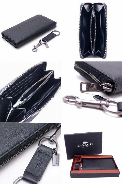 楽天市場】コーチ 財布 メンズ 長財布 キーリング キーホルダー COACH  