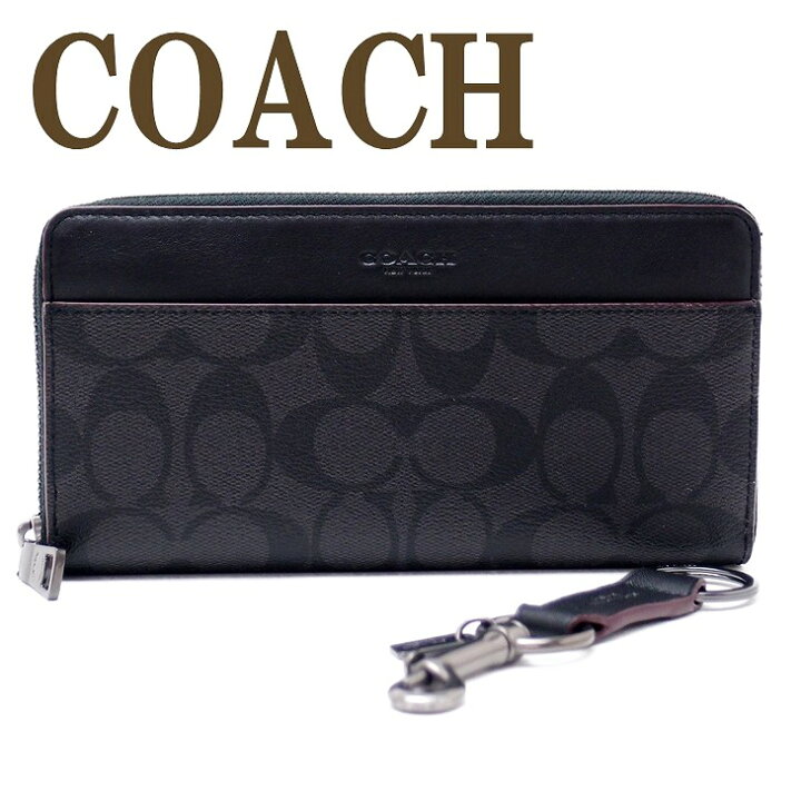 楽天市場】コーチ COACH 財布 メンズ 長財布 キーリング キーホルダー 