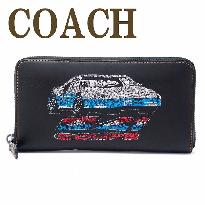 楽天市場】コーチ COACH 財布 メンズ 長財布 ラウンドファスナー 車 