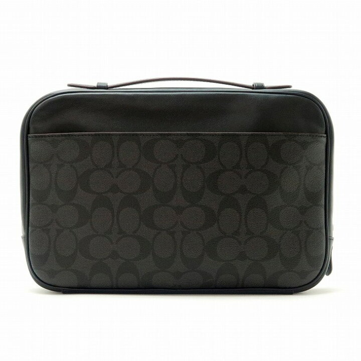 美品 COACH コーチ F59117 セカンドバッグ クラッチバッグ メンズ 