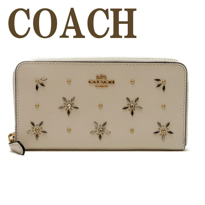 楽天市場】コーチ COACH 財布 レディース 長財布 レザー スタッズ 