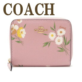 コーチ 財布 COACH 二つ折り 財布 レディース 花柄 ピンク 73017IMORP ブランド 人気