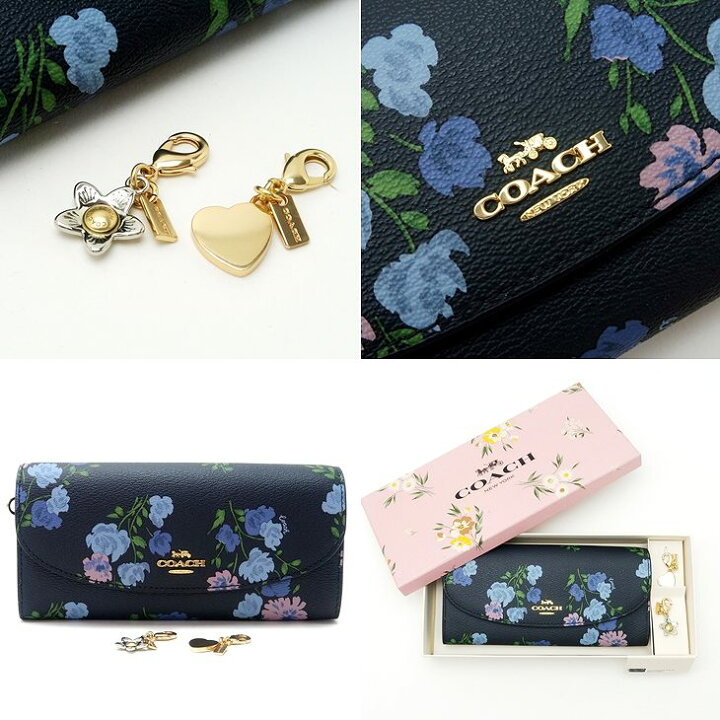 楽天市場】コーチ COACH 財布 レディース 限定ギフトセット 長財布 花 