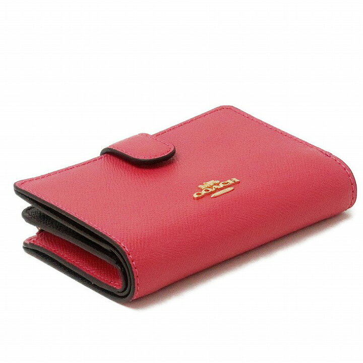 楽天市場】コーチ COACH 財布 レディース 二つ折り財布 ロゴ ピンク 
