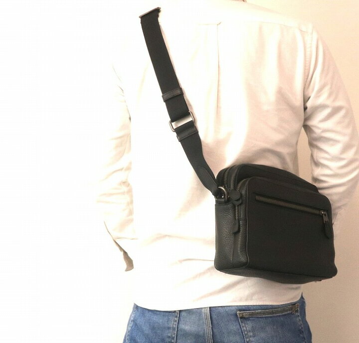 楽天市場 コーチ Coach バッグ メンズ ショルダーバッグ 斜めがけ 本革 レザー ブラック 黒 qbbk ブランド 人気 贅沢屋