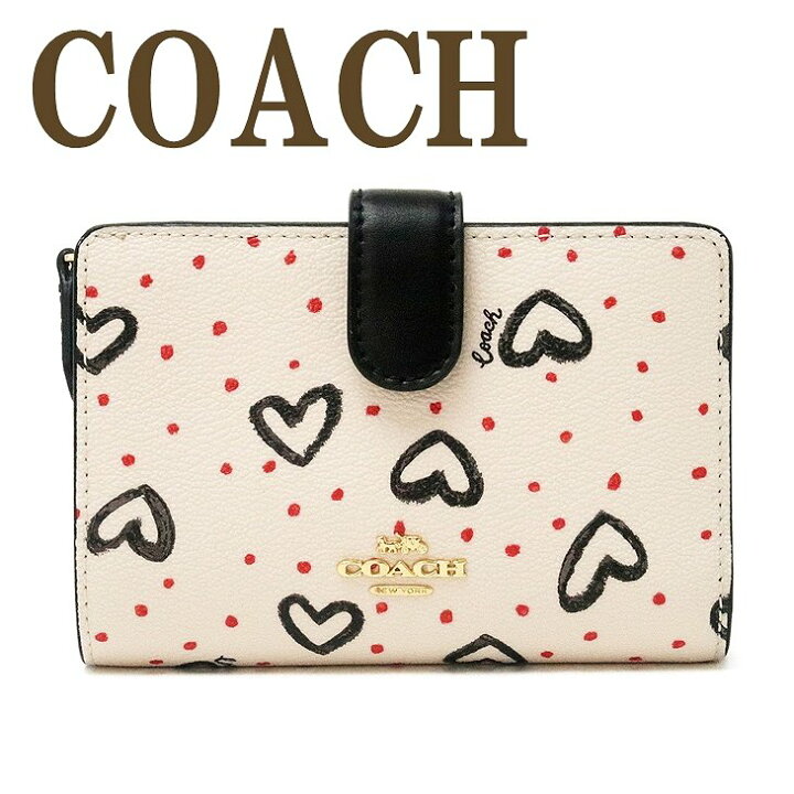 楽天市場】コーチ COACH 財布 レディース 二つ折り財布 ハート 水玉  