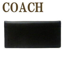 コーチ COACH 財布 メンズ 長財布 二つ折り 本革 レザー 長財布 ブラック黒 91807QBBK ブランド 人気 誕生日 プレゼント ギフト 彼氏 男性 父の日