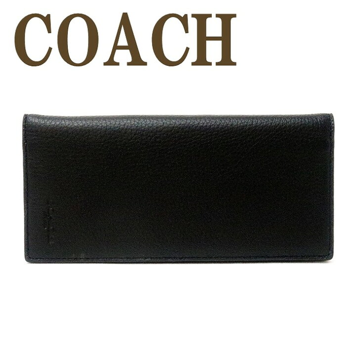 楽天市場】コーチ COACH 財布 メンズ 長財布 二つ折り 本革 レザー 長  