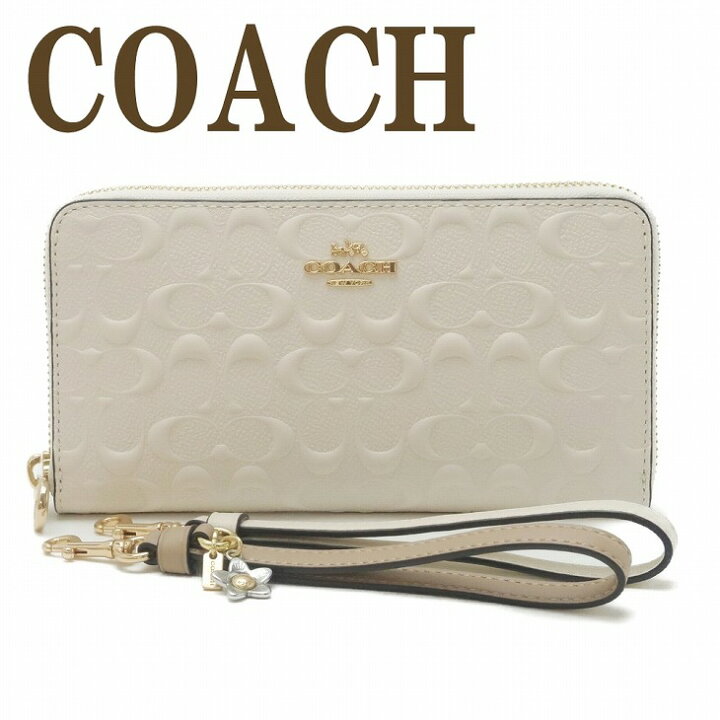 楽天市場】コーチ COACH 財布 レディース 長財布 ロゴ ストラップ 限定 