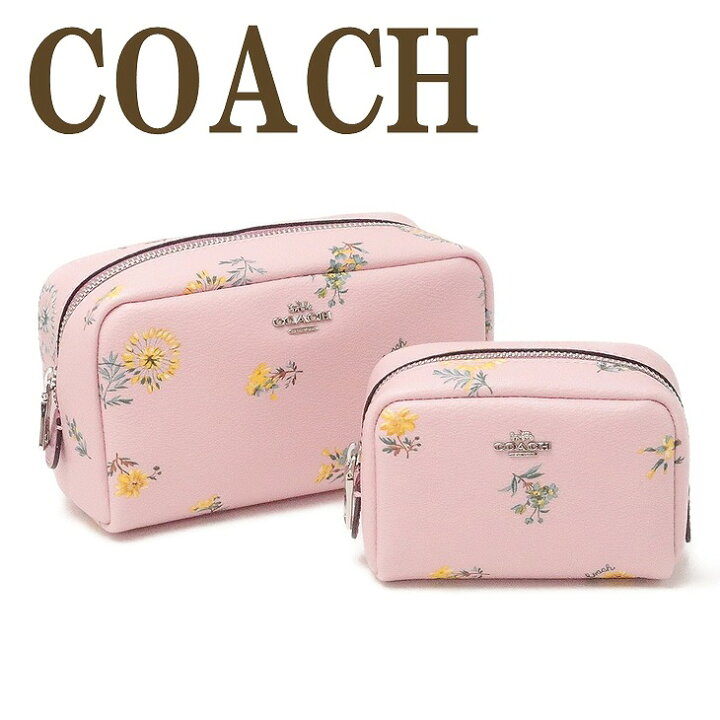 楽天市場】コーチ COACH ポーチ コスメポーチ 限定ギフトセット ピンク 