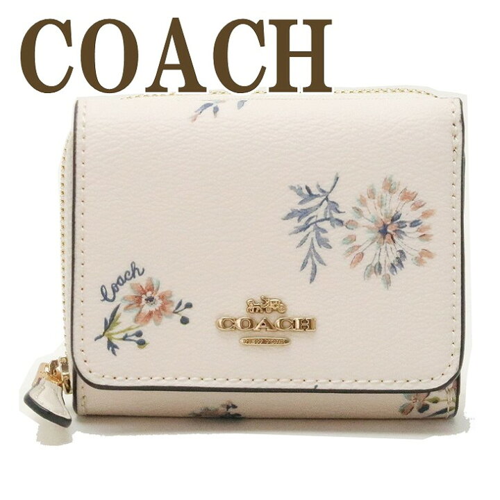 楽天市場 コーチ Coach 財布 レディース 三つ折り財布 レディース レザー フローラル 花柄 2924imr2j ブランド 人気 贅沢屋
