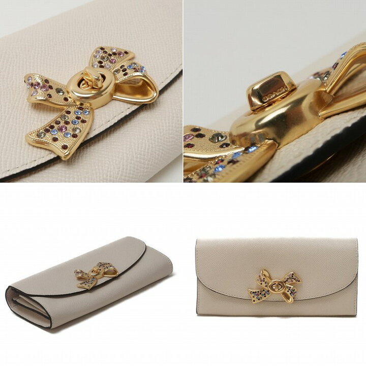 楽天市場】コーチ COACH 財布 レディース 長財布 レザー ビジュー 