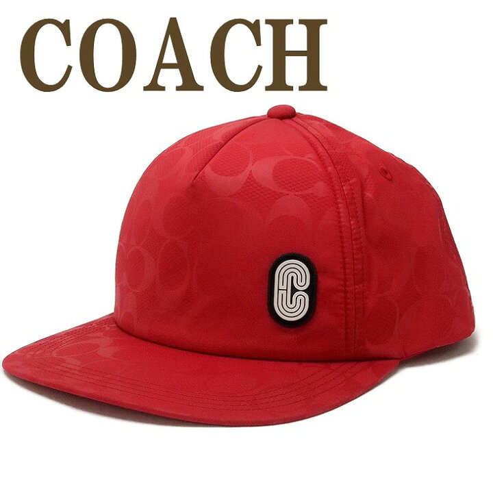 楽天市場 コーチ Coach メンズ 帽子 ベースボールキャップ ハット つば付 ロゴ 723red ブランド 人気 贅沢屋