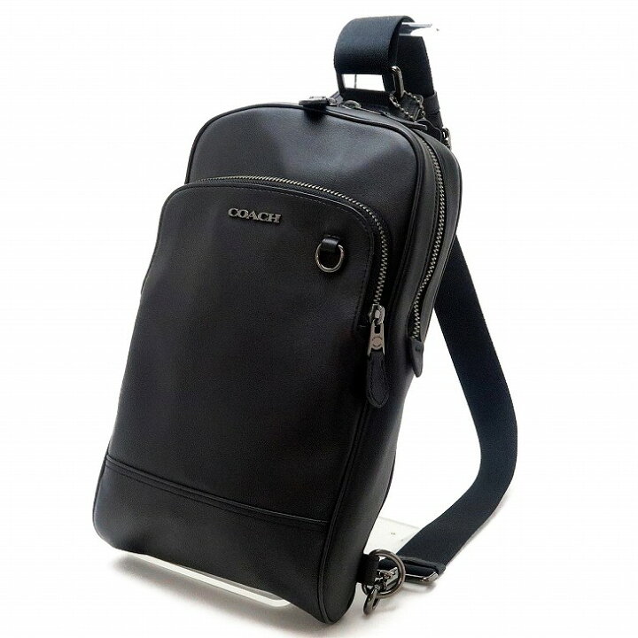 楽天市場 コーチ Coach バッグ メンズ ショルダーバッグ 斜め掛け ワンショルダー ブラック 黒 レザー 934qbbk ブランド 人気 贅沢屋