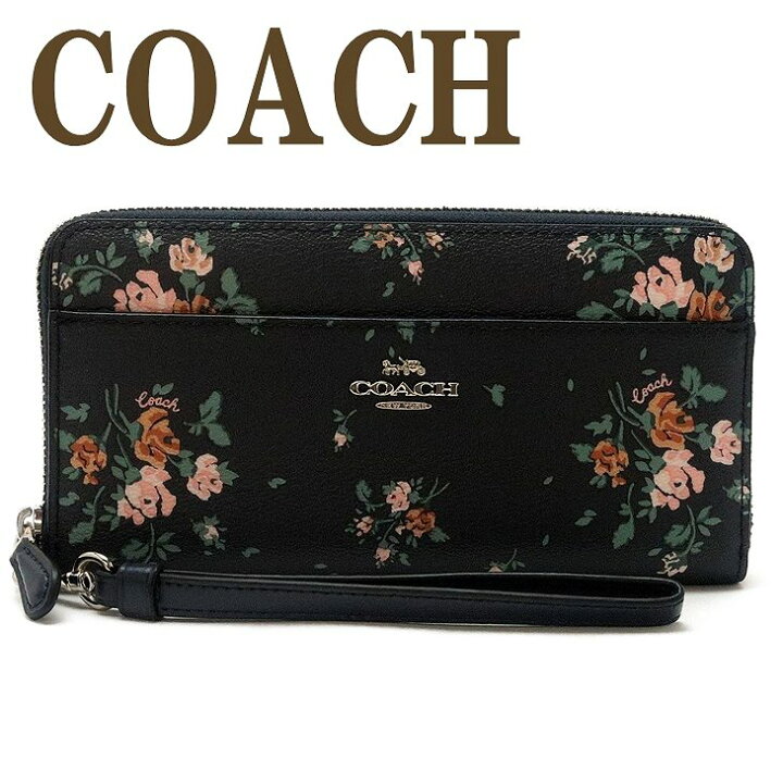 楽天市場】コーチ COACH 財布 レディース 長財布 花柄 ストラップ 